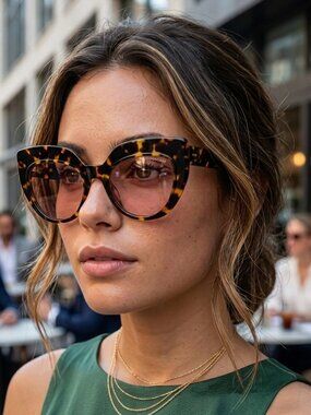 NEW DITA CONIQUE DT8514 HAVANA PINK WOMEN'S SUNGLASSES